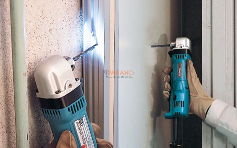 Máy khoan góc DA3010 có thiết kế nhỏ gọn và tiện lợi