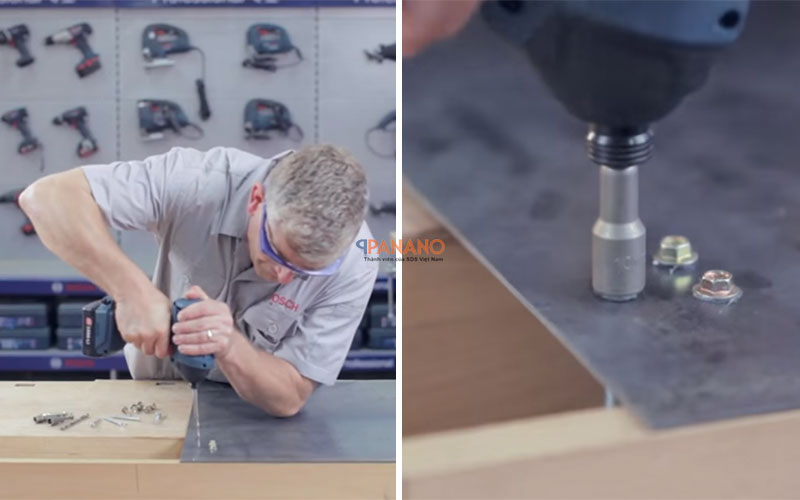 Khả năng vặn vít tối ưu trên thép, gỗ của GDR 1440 LI