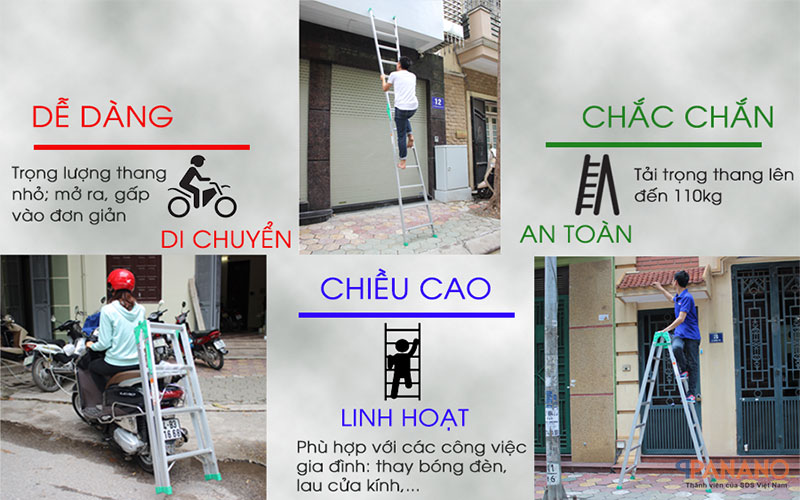 Thang nhôm xếp Nikawa NKY-6C