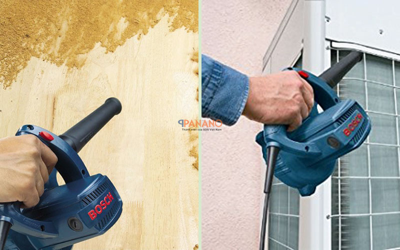 Máy thổi GBL 800 E có thiết kế nhỏ gọn, dễ sử dụng