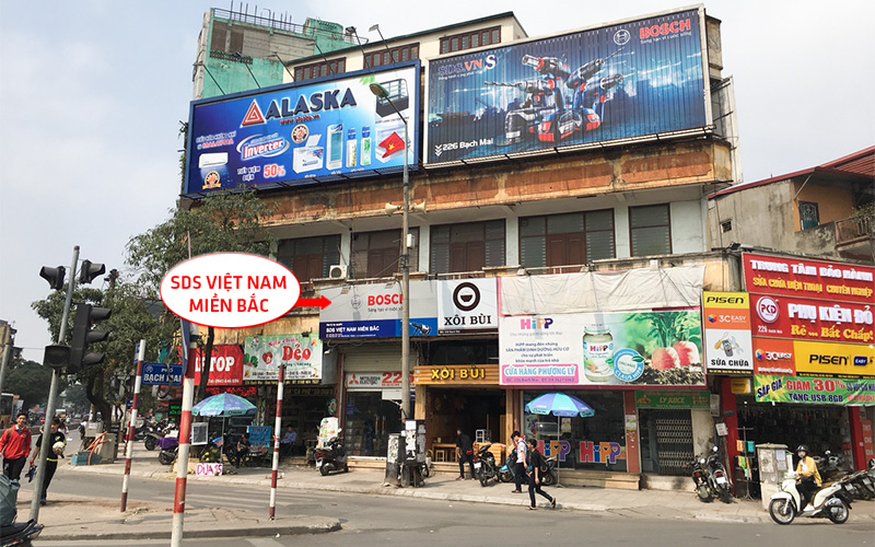 Địa chỉ showroom 226 Bạch Mai- Hai Bà Trưng