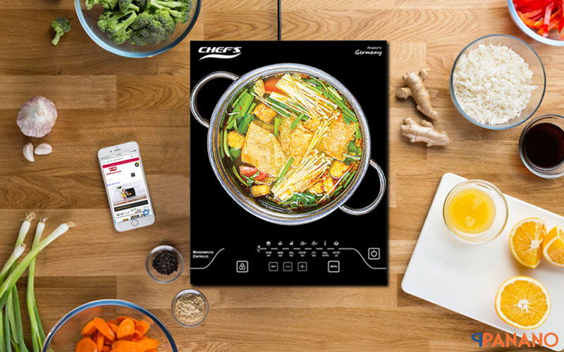 Bếp từ Chefs EH-IH2000A an toàn khi sử dụng