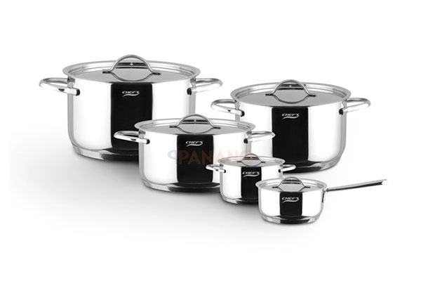 Bộ nồi inox 5 chiếc EH-CW5304