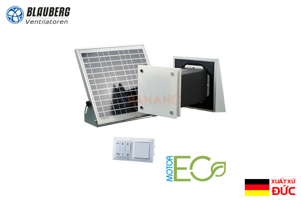 Quạt cấp khí tươi hồi nhiệt Blauberg Vento Solar V60 S Pro 