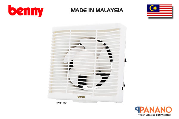  Quạt thông gió gắn tường Benny BVF15W giá cạnh tranh