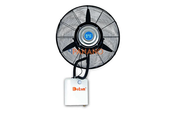 Quạt treo tường phun sương Deton MF-26W thông minh, hiện đại