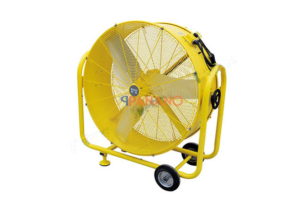 Quạt th&ocirc;ng gi&oacute; Deton HVF-L b&aacute;nh xe di chuyển