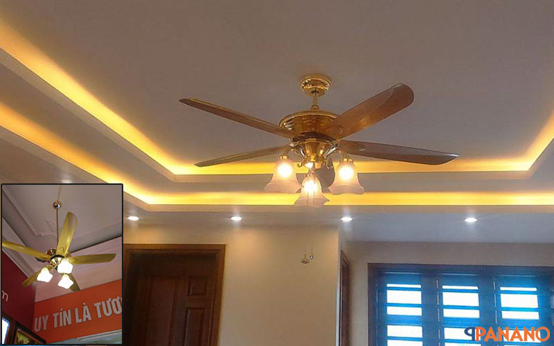  Quạt trần đèn Mountain Air 56YFT-7054 chức năng hẹn giờ linh hoạt