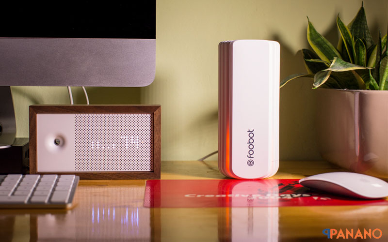 thiết bị giám sát không khí Foobot dùng trong gia đình
