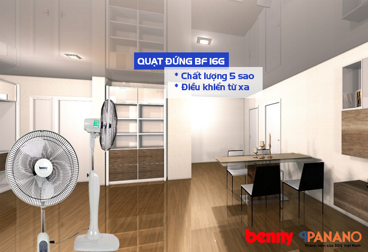 Quạt cây Benny BF-16G tiện lợi và mạnh mẽ 
