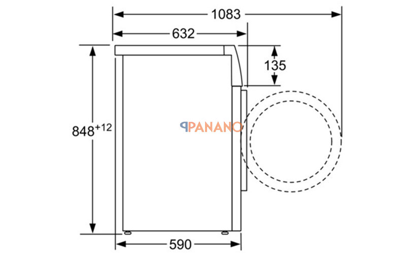 Thông số chi tiết sản phẩm máy giặt WAW28440SG